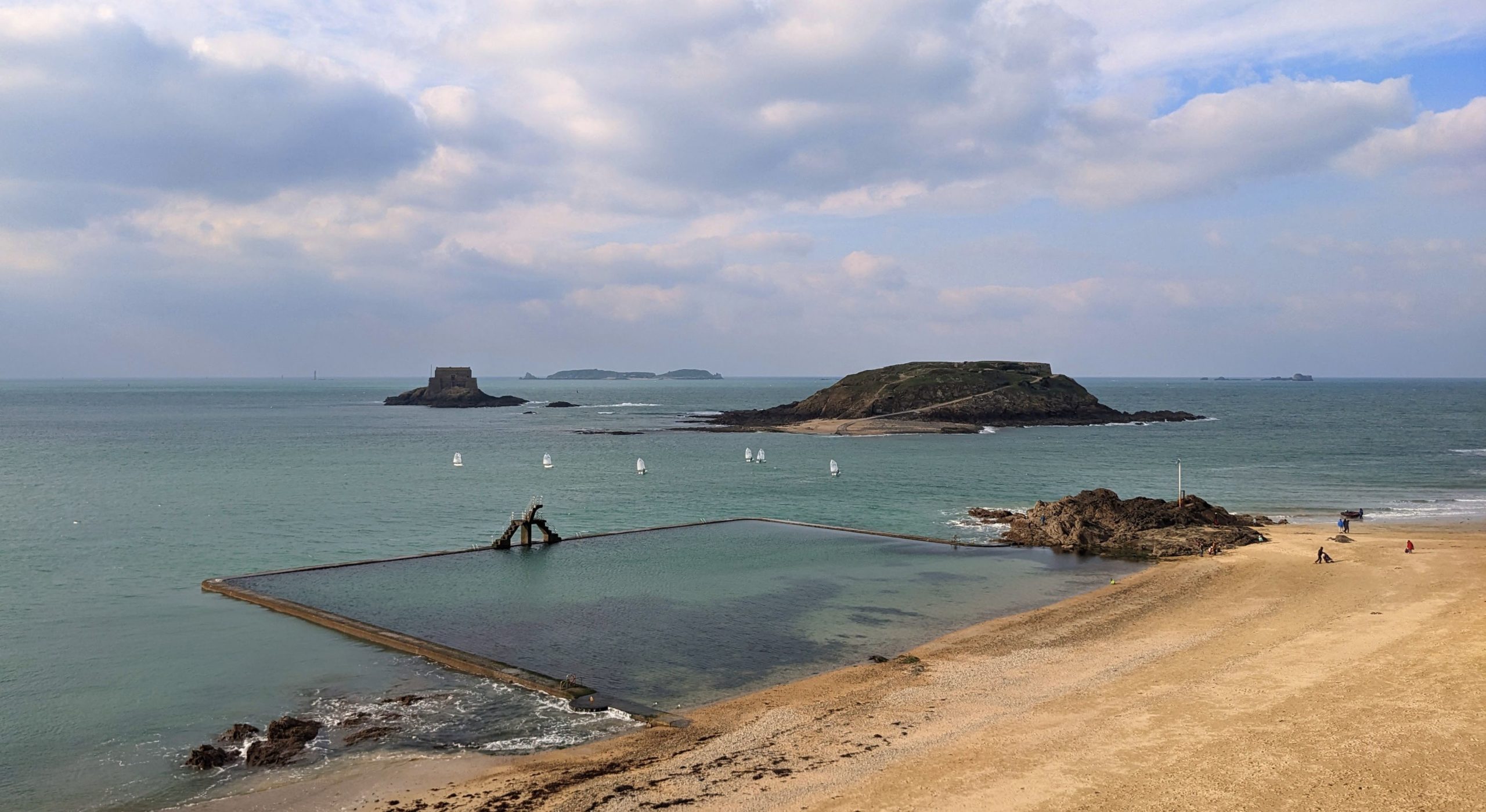 Vue des remparts de Saint-Malo